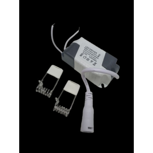 B-11-А | L013 Белая КВАДРАТНАЯ Лампа / ЭПРА в комплекте  18W  85-265V  225mm  Теплый свет