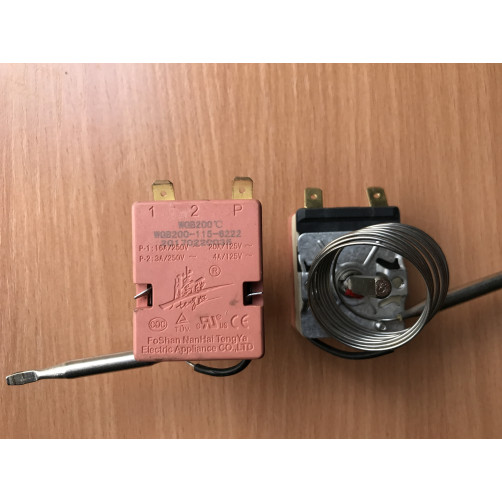 Терморегулятор (термостат) духовки, +50-200°С 250V 16А 1,2м EP144
