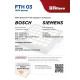 HEPA фильтр FTH 03 для пылесосов BOSCH (BGS 4 Runn'n), SIEMENS
