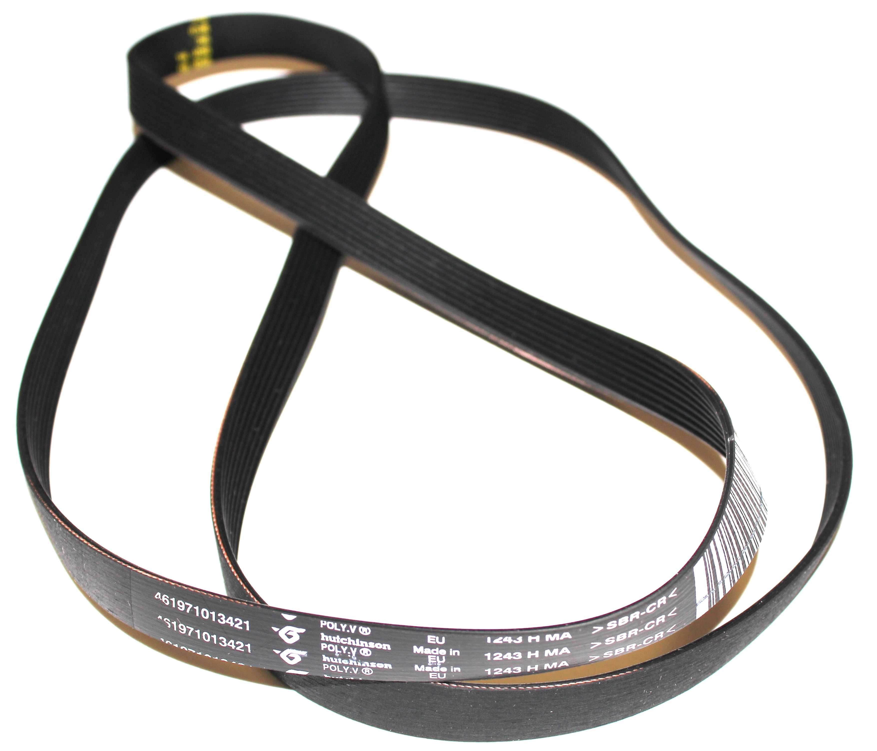 Ремень для стиральной машины 1243 H8 Whirlpool (Вирпул) EL 481935818143, зам. 461971013421, 16cn14