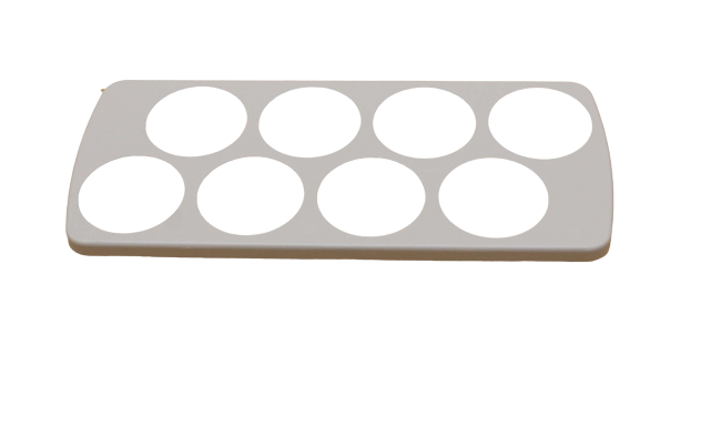 Вкладыш для 8 яиц Атлант белый 20,5x9,2x2,5 cm, 301543107200