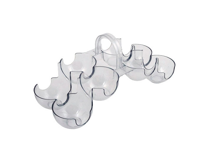 Вкладыш для 8 яиц Атлант прозрачный 20,0х9,3х11,5 см, 331603107201