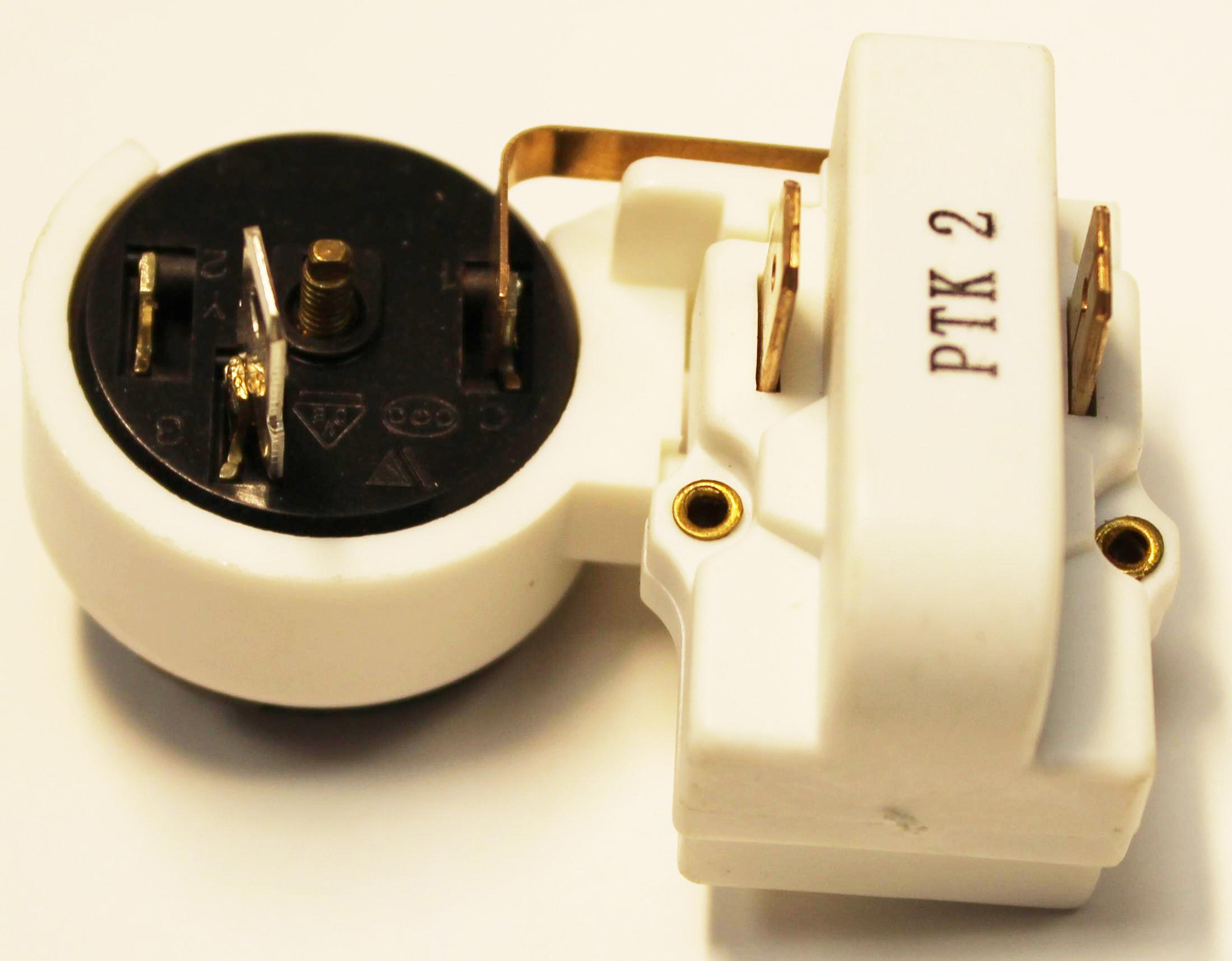 Пусковое реле компрессора холодильников Атлант РТК-2 PRK002