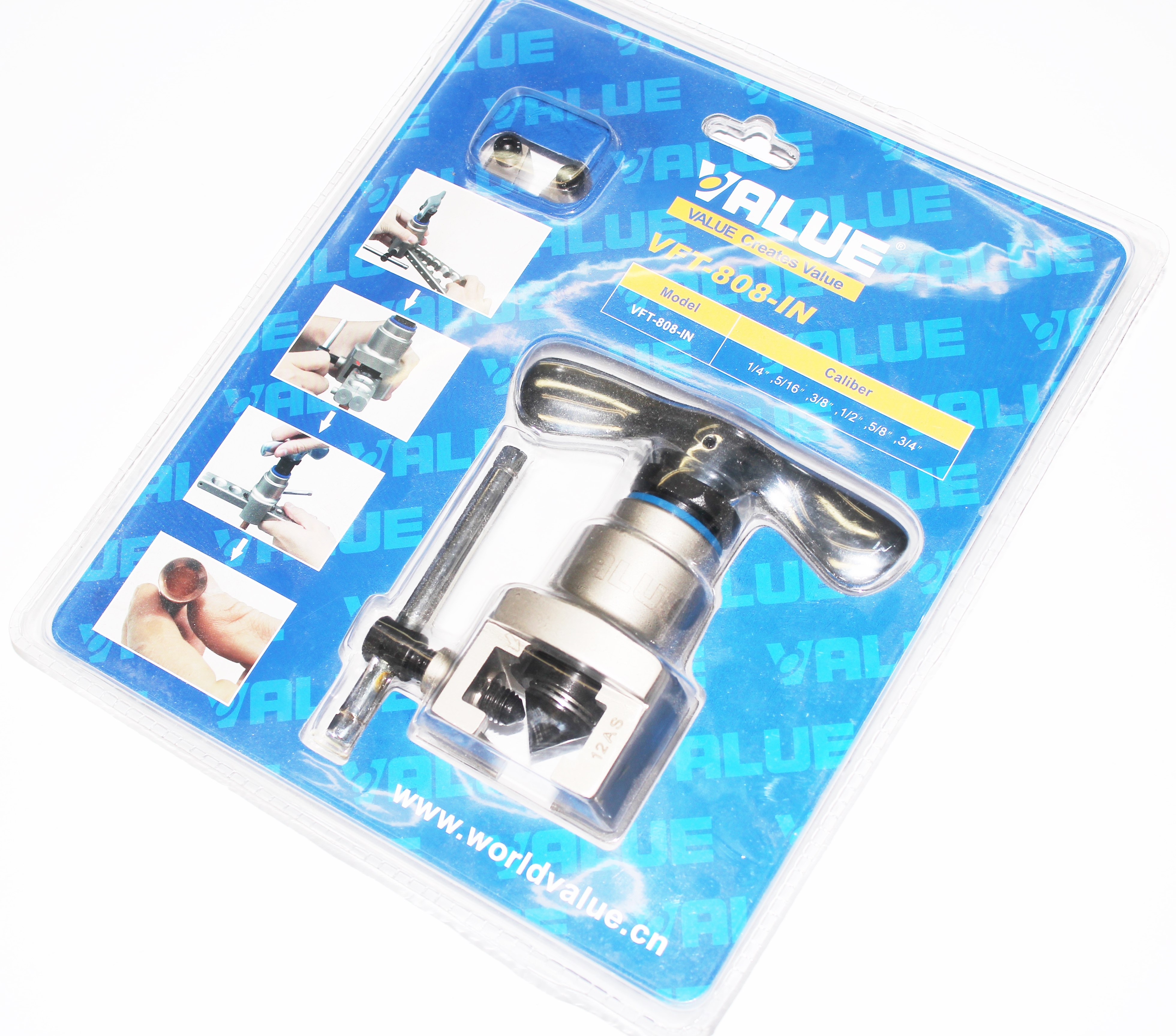 Вальцовка Value 1/4  - 3/4 , 1 плашка VFT-808-I-N