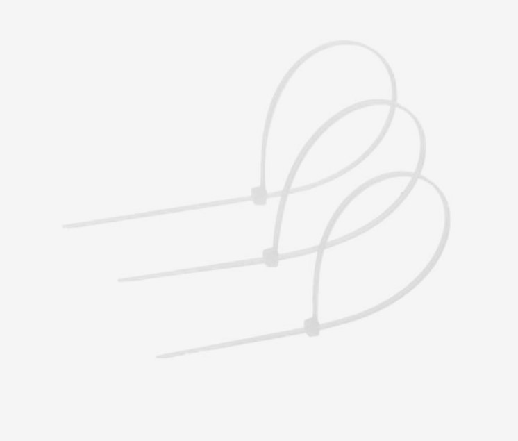 Хомут нейлоновый для стяжки кабеля 2.5х200мм. T200