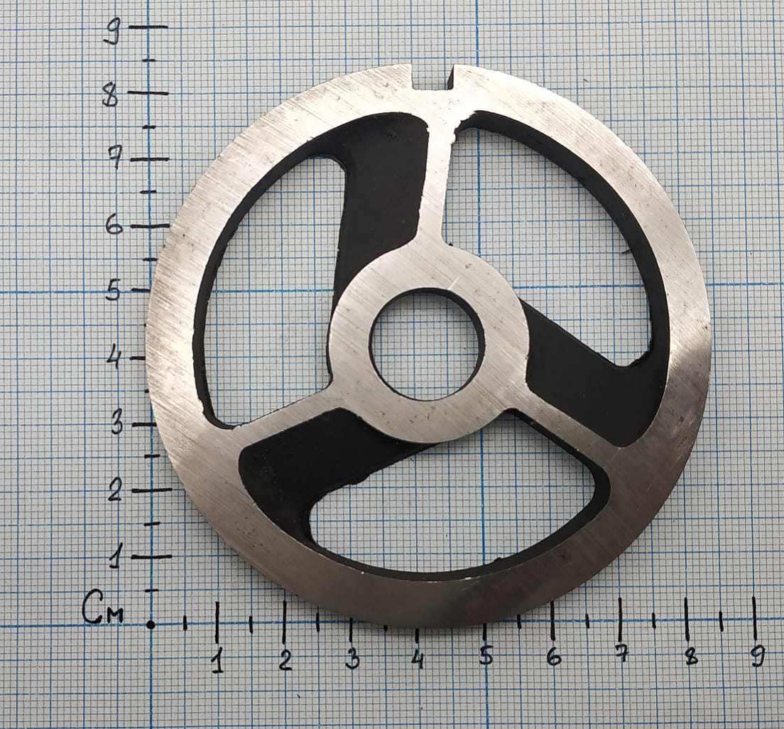 Нож подрезной №764 МИМ-300 с буртом 010051