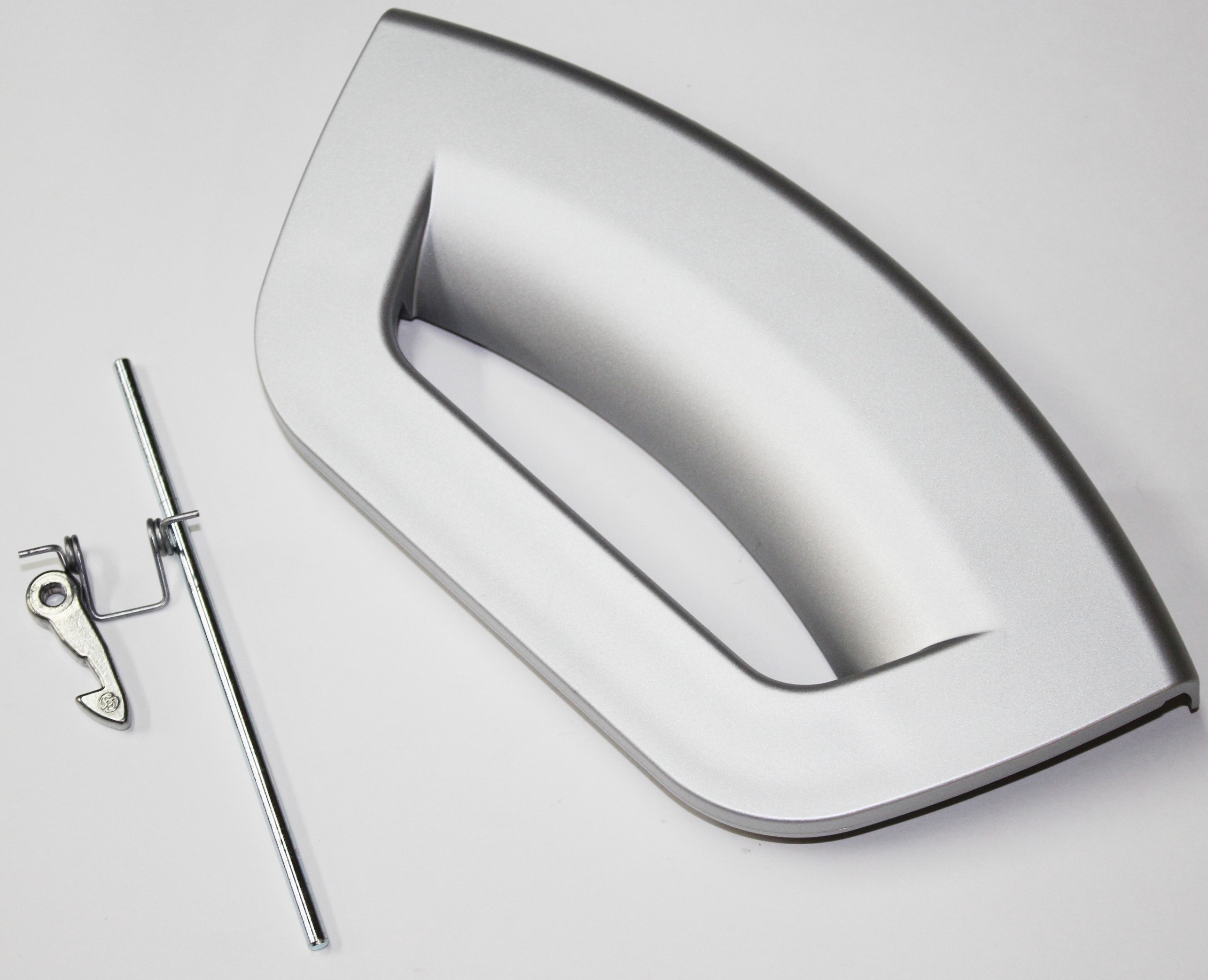 Ручка люка серебристая стиральных машин Ariston (Аристон) ALLUMINIUM FUTURA 291123