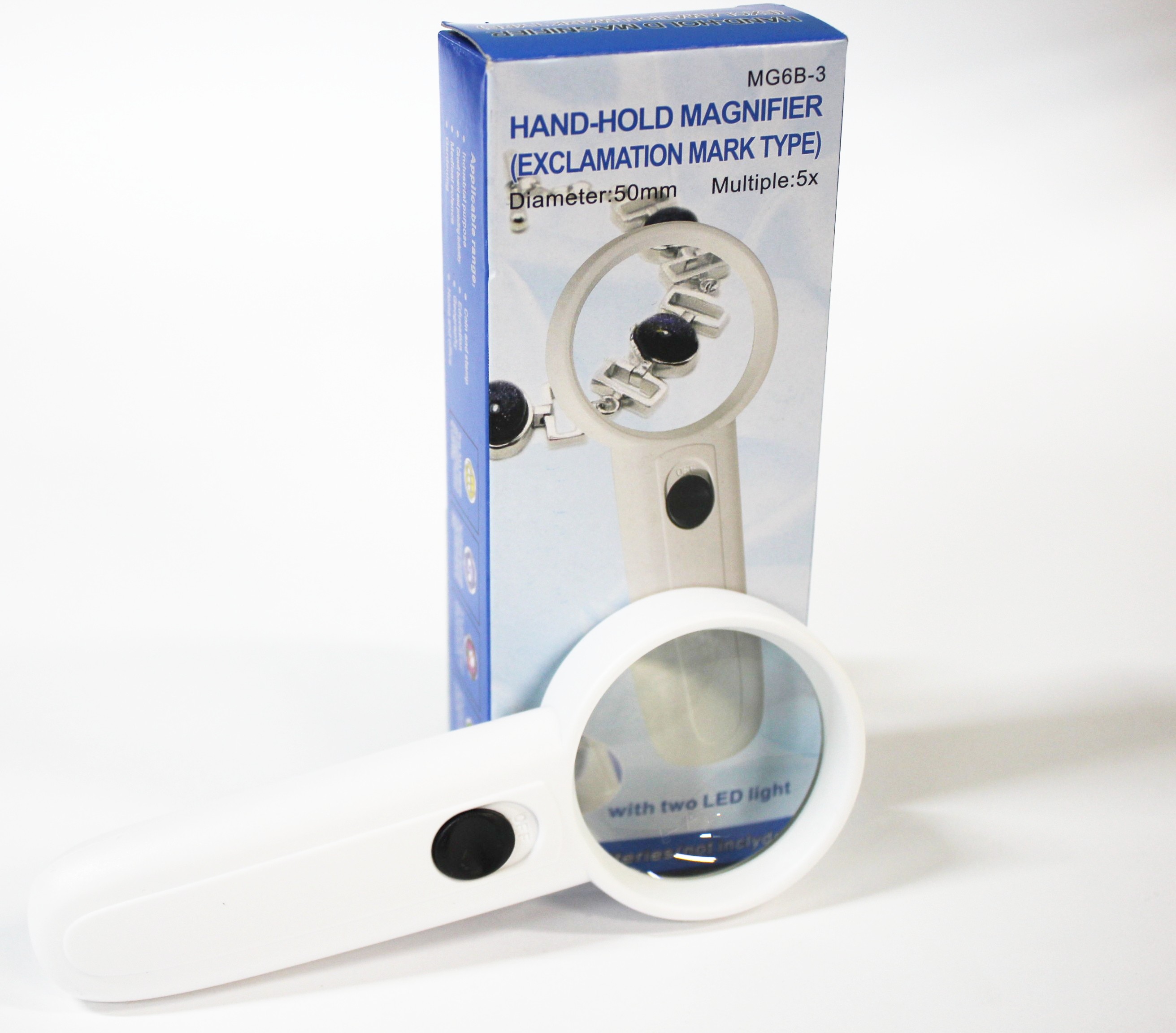 T203 Лупа увеличительная MG6B-3 светодиодная