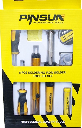 T205 Набор паяльный Pinsun 8 предметов 40w