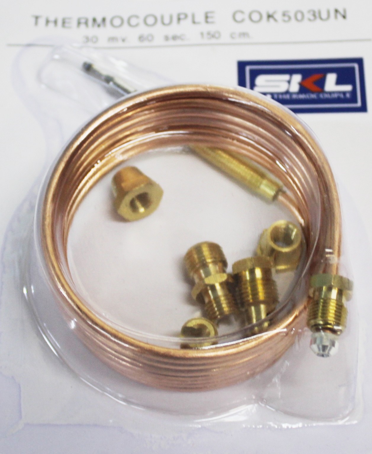 Термопара газконтроля, для плит, универсальная 150cm COK503UN