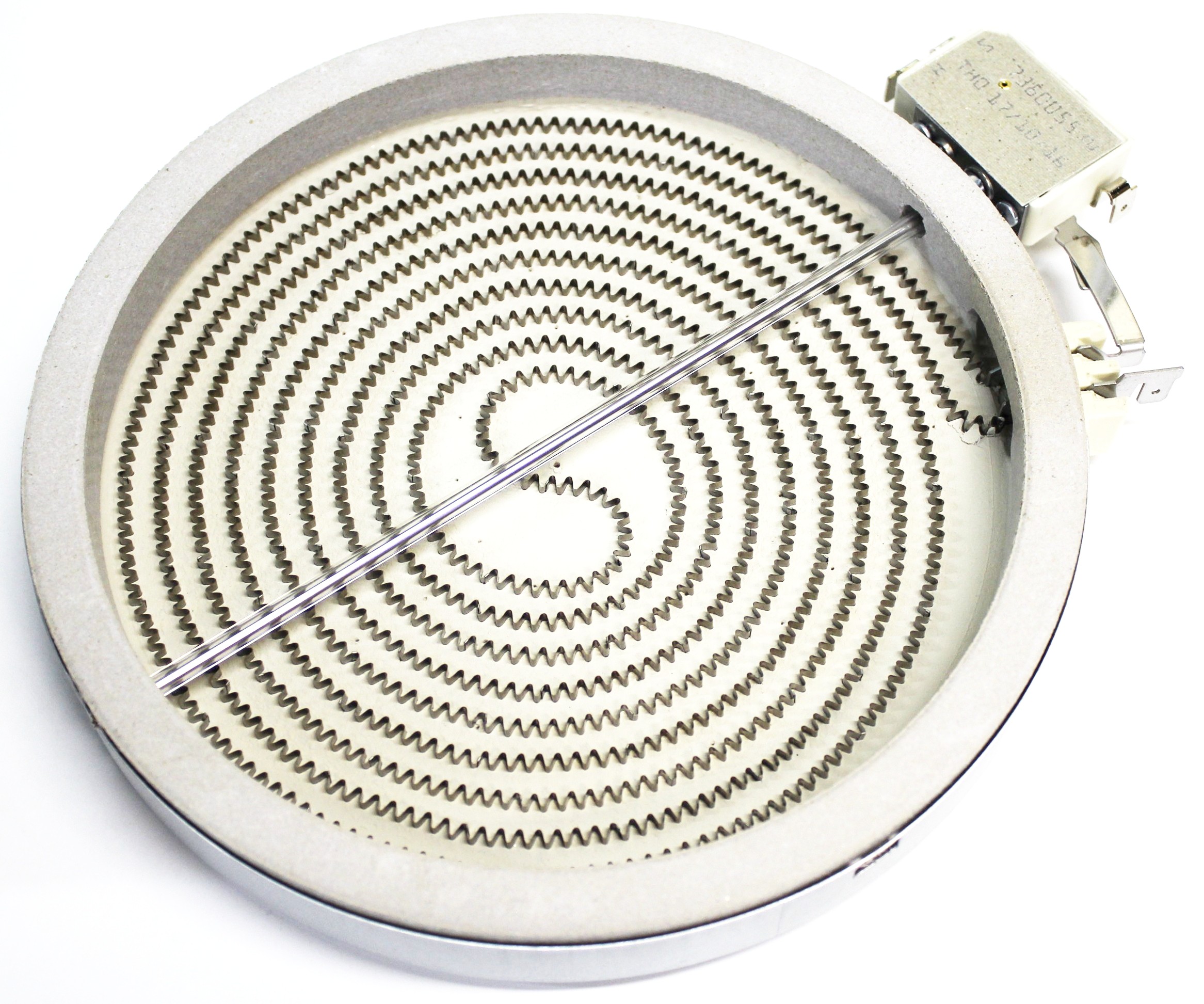 Конфорка для стеклокерамических плит, 1700w, внешний диаметр-200мм. C00390174, зам. 481231018889, C00315719, 481231018902, 480121101516