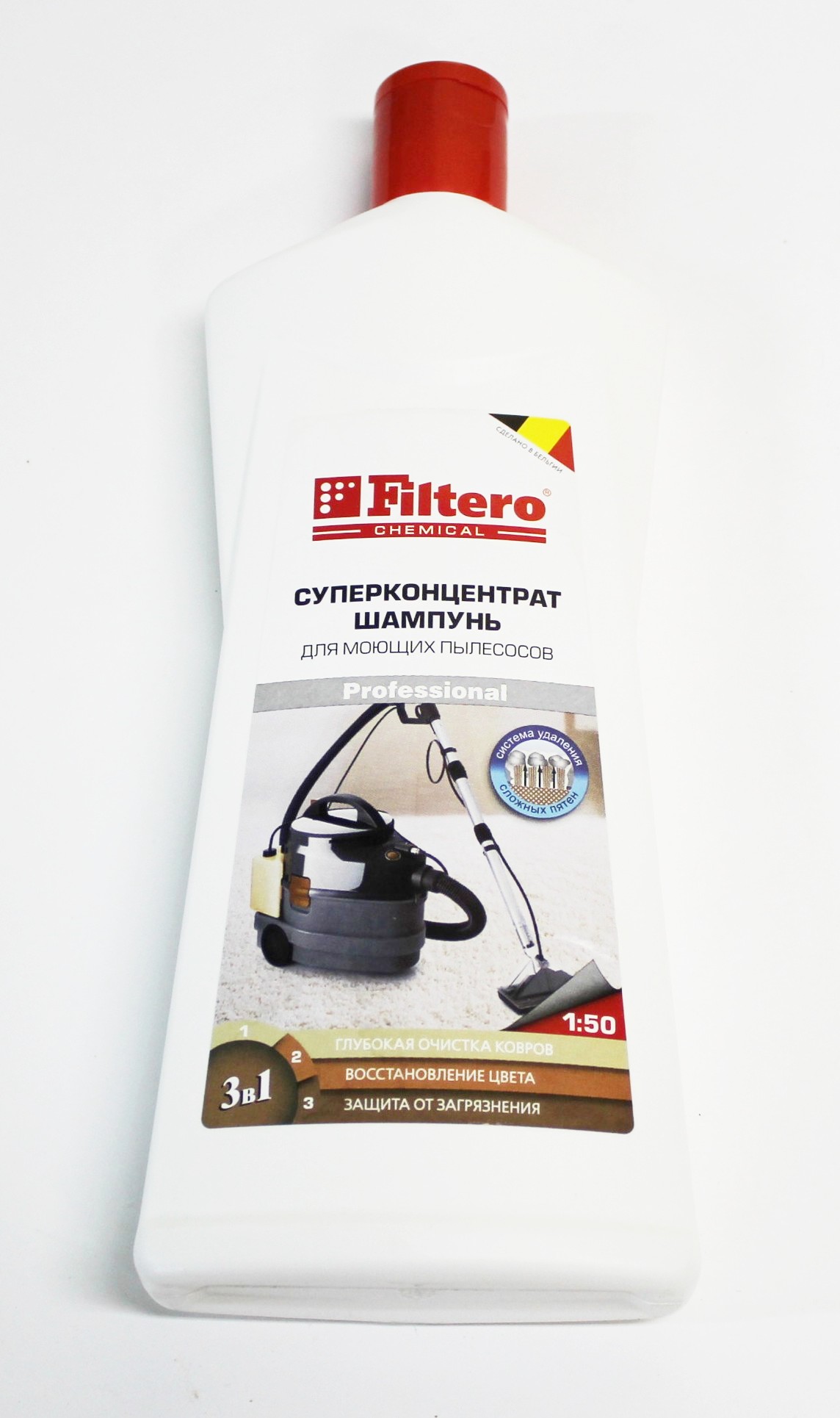 Шампунь Filtero для моющих пылесосов. Суперконцентрат, 500мл. арт. 801