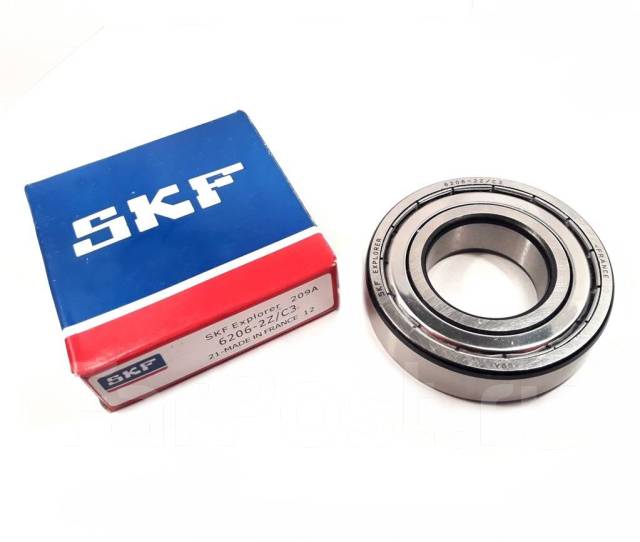 Подшипник для стиральных машин 6206 2Z SKF (Син.уп). ISL6206ZZ