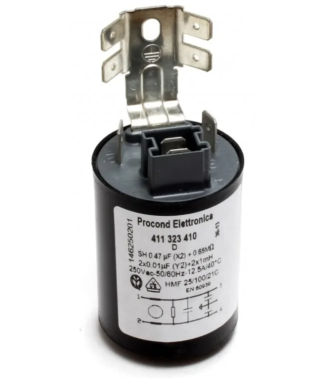 Сетевой фильтр помехоподавляющий для стиральных машин 0,47µF CAP209UN