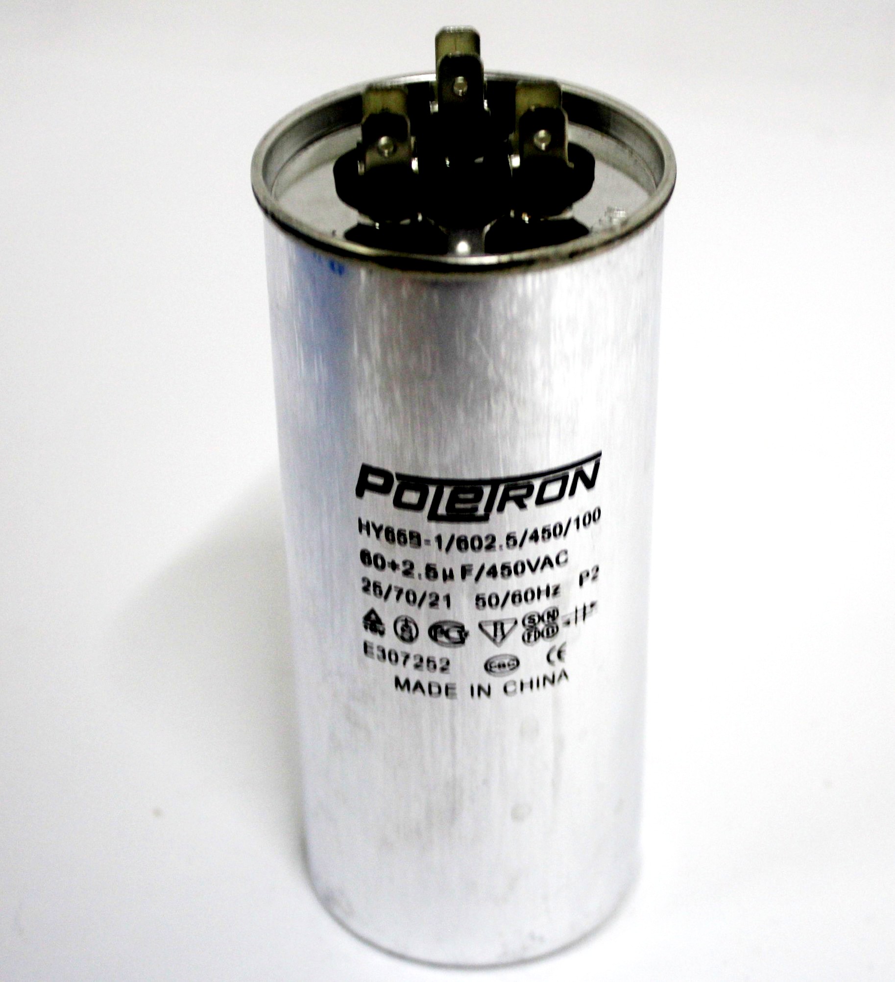 Конденсатор  60+2,5 мф 450V совмещенный. RF06B142