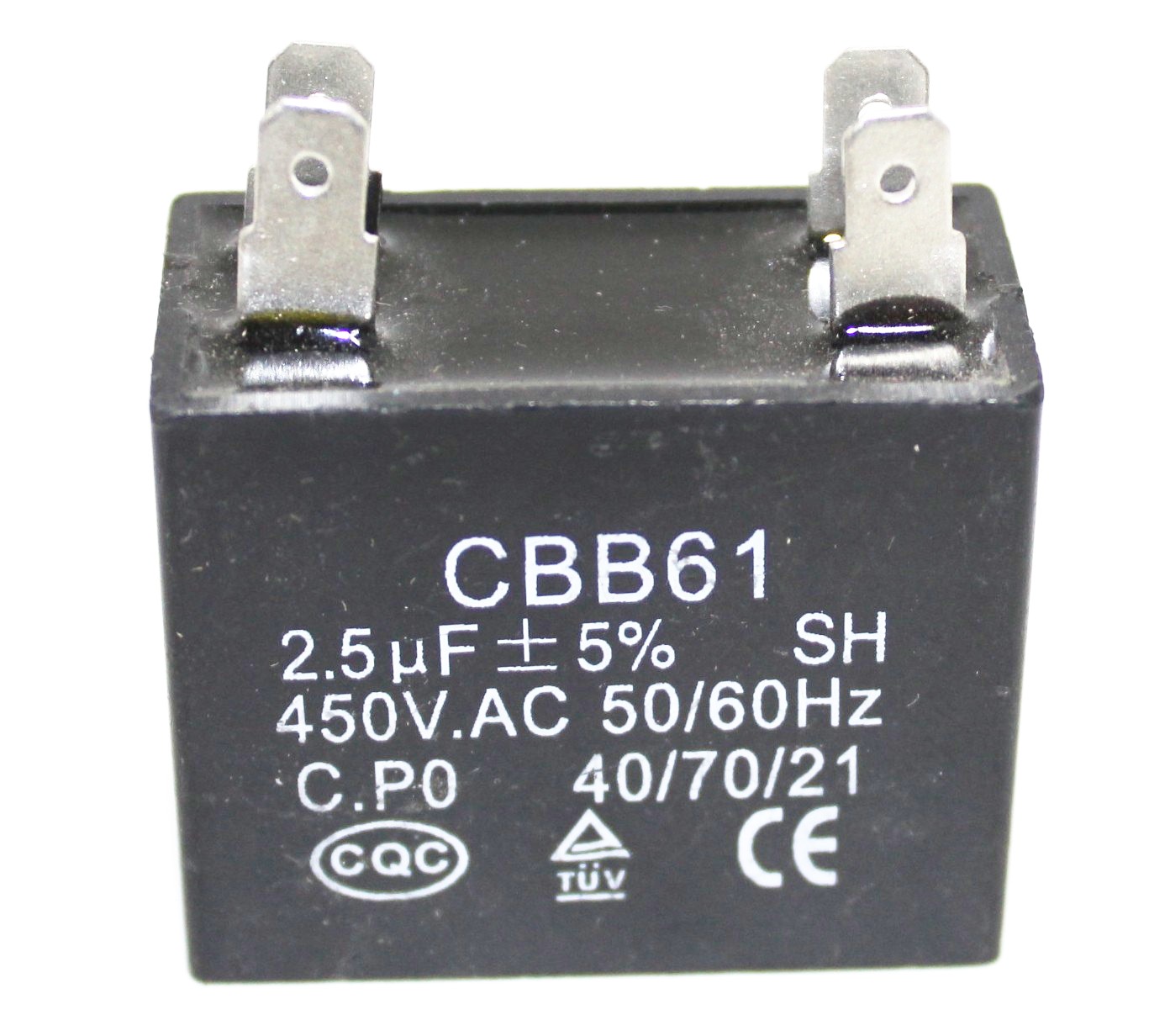 Конденсатор 2,5 мф (квадрат) 450V. ISL25CAP CBB61