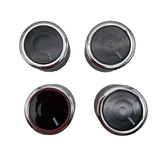 Ручки черные универсальные (4шт) уценка (без переходников), YISL001RK