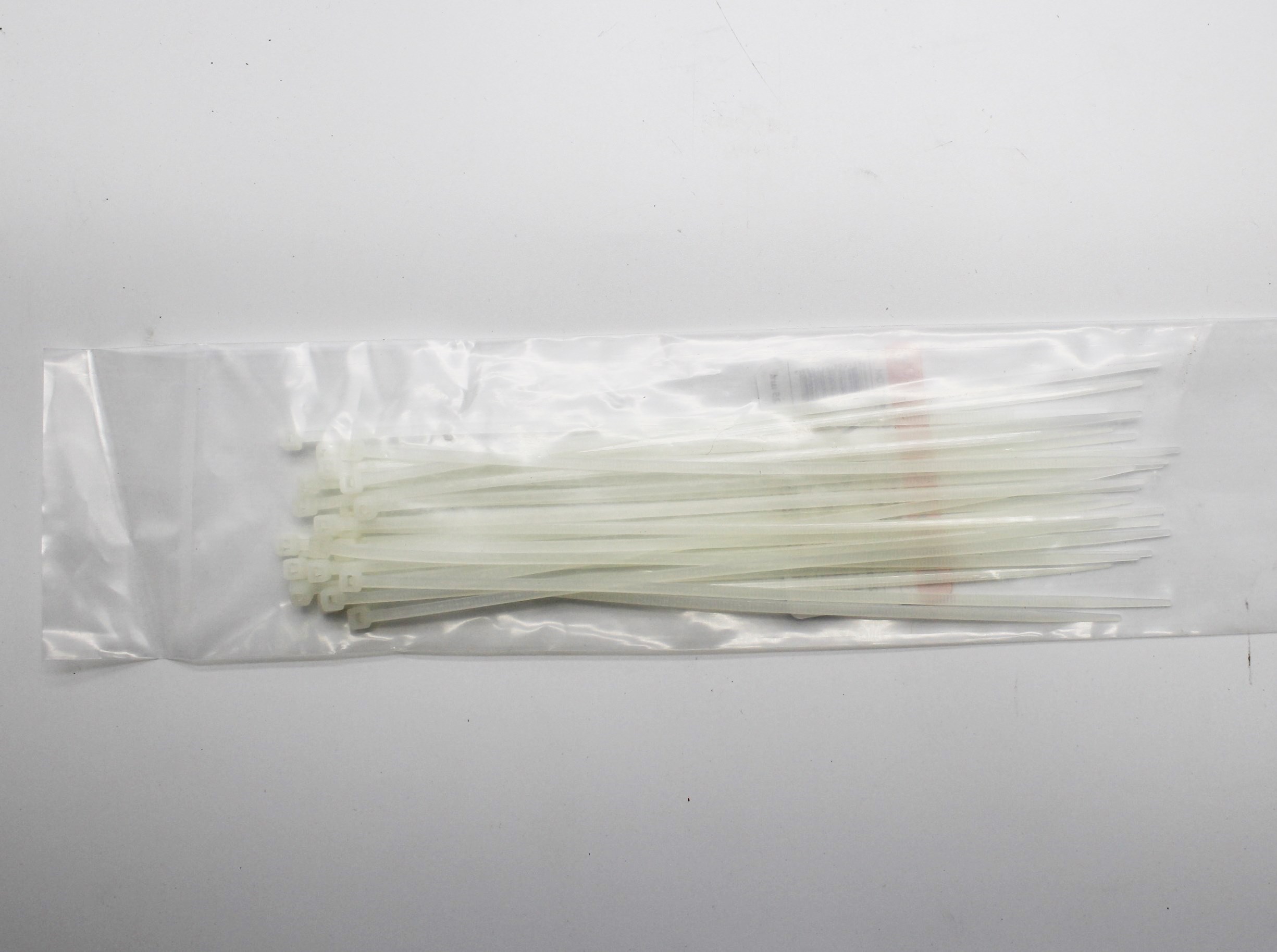 T443 Хомут 2,5х180мм нейлон (белый) (25 штук) TDM