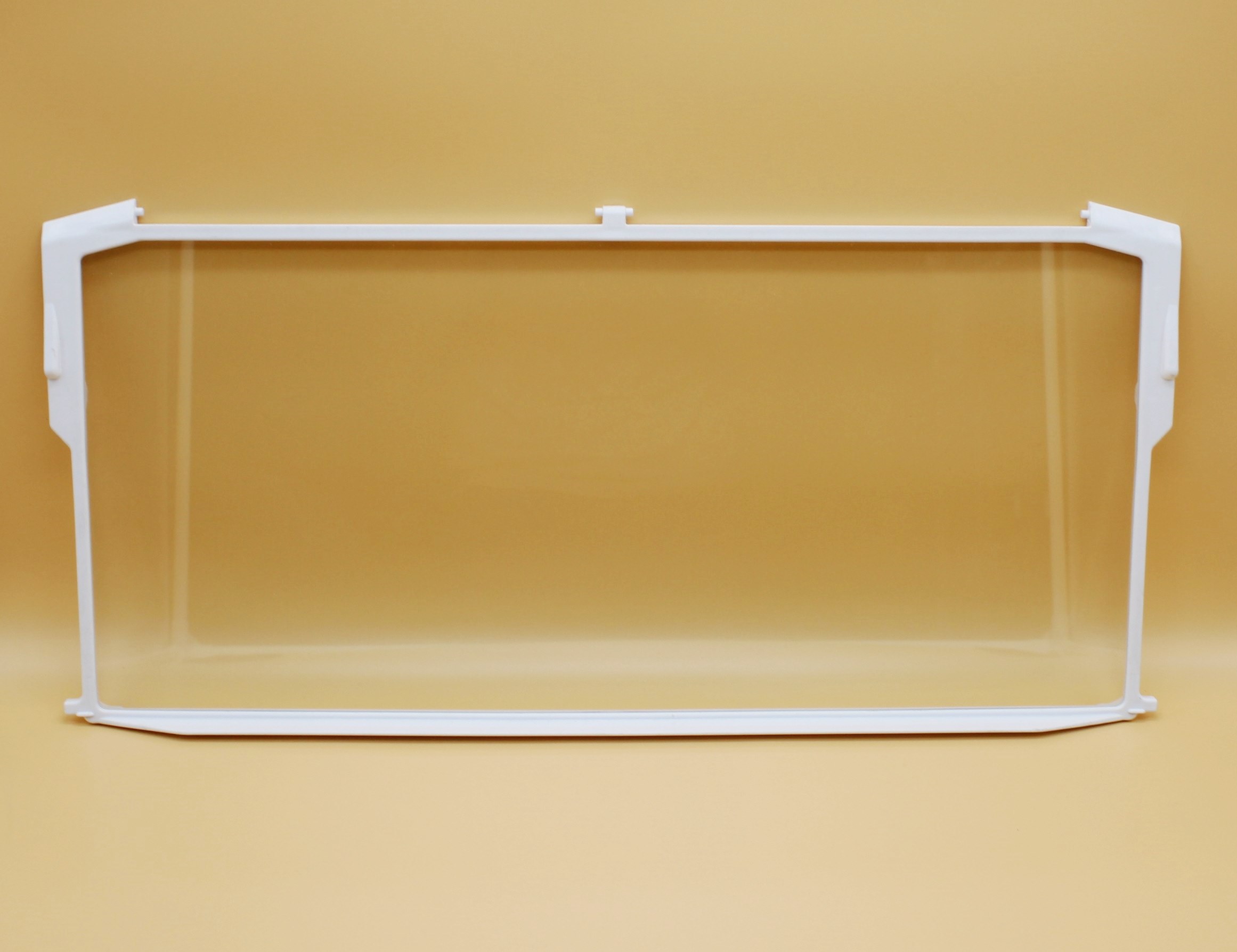 Стеклянная полка с обрамлением над отделением зоны свежести для холодильника Атлант 60x28.5см 769748502500