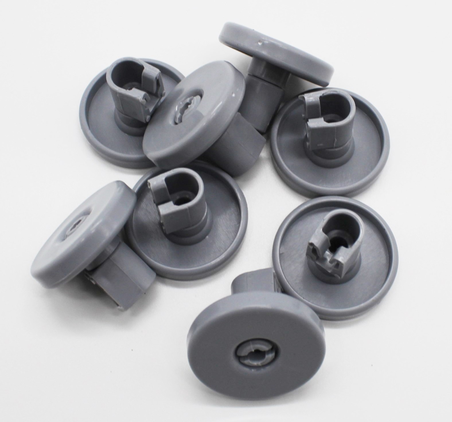 Комплект роликов корзины ПММ 8шт. Electrolux, Zanussi, AEG. DWB902ZN, замена: 50286965004 50269971003, 50269757006, 50286964007