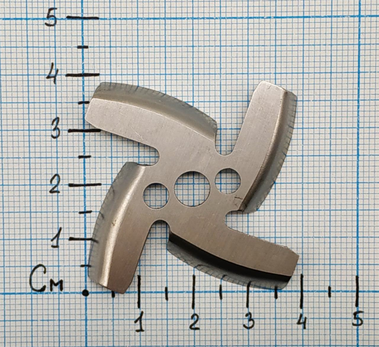. VS061 Нож для мясорубки 3 отв.