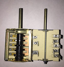 Переключатель режимов конфорки для плиты Нововятка. EP230