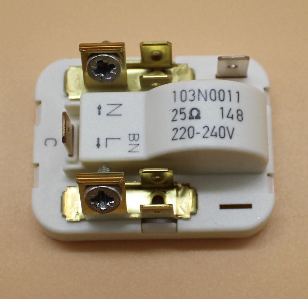 Пусковое реле компрессора SECOP 25Ом 103N0011. RLY002DF, зам. 59790, 103N0011, 103N0018
