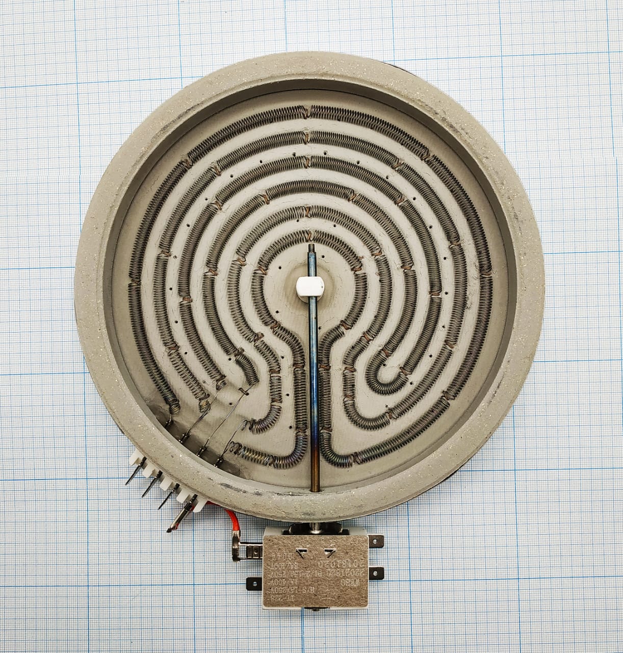 Конфорка пирокерамическая для стеклокерамических плит и варочных поверхностей диаметр: 200мм Мощность: 1700w 230v COK154RU зам: 040002, 162926002