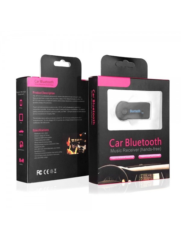 Автомобильный Bluetooth ресивер адаптер AUX hands free BT-12, 350