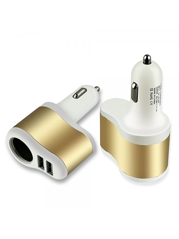 T389 Авто зарядное устройство 3 в 1 AV-338