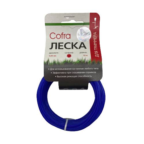 LTC-1.65HP-15 Леска для триммера, семиугольное сечение, диаметр 1,65 мм., длина 15 м., бренд: COFRA,