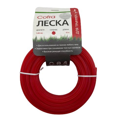 LTC-3.0HP-15 Леска для триммера, семиугольное сечение, диаметр 3,0 мм., длина 15 м., бренд: COFRA, а