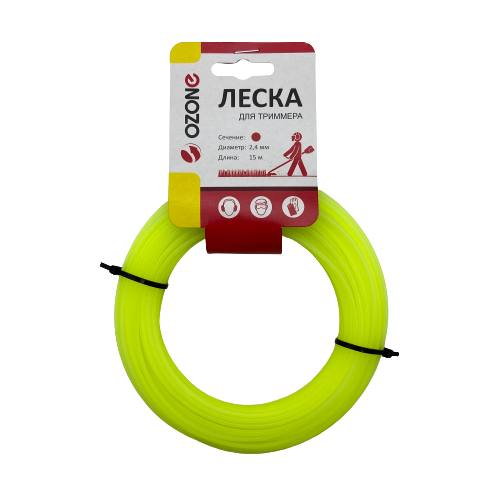 LTR-2.4CL-15 Леска для триммера, круглое сечение, диаметр 2,4 мм., длина 15 м., бренд: OZONE, арт. L