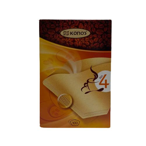 П-29 KONOS4/100B Фильтры для кофеварки капельного типа, бумажные, 100 шт., бренд: KONOS, арт. КONOS4/100B