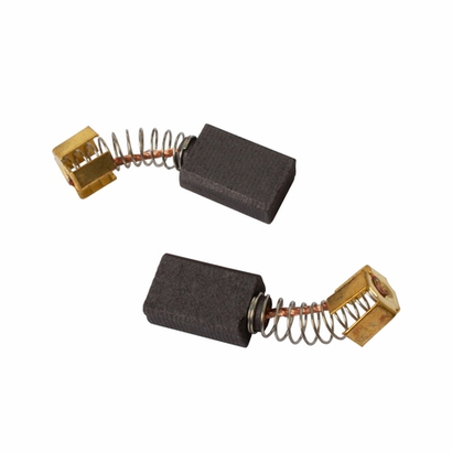 Комплект из двух угольных щеток для электроинструмента HITACHI (пружина, разъем  мама ) SDH-28041