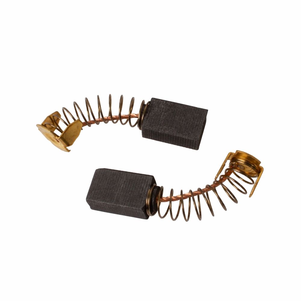 Комплект из двух угольных щеток для электроинструмента MAKITA (пружина, пятак-уши) SDM-28034