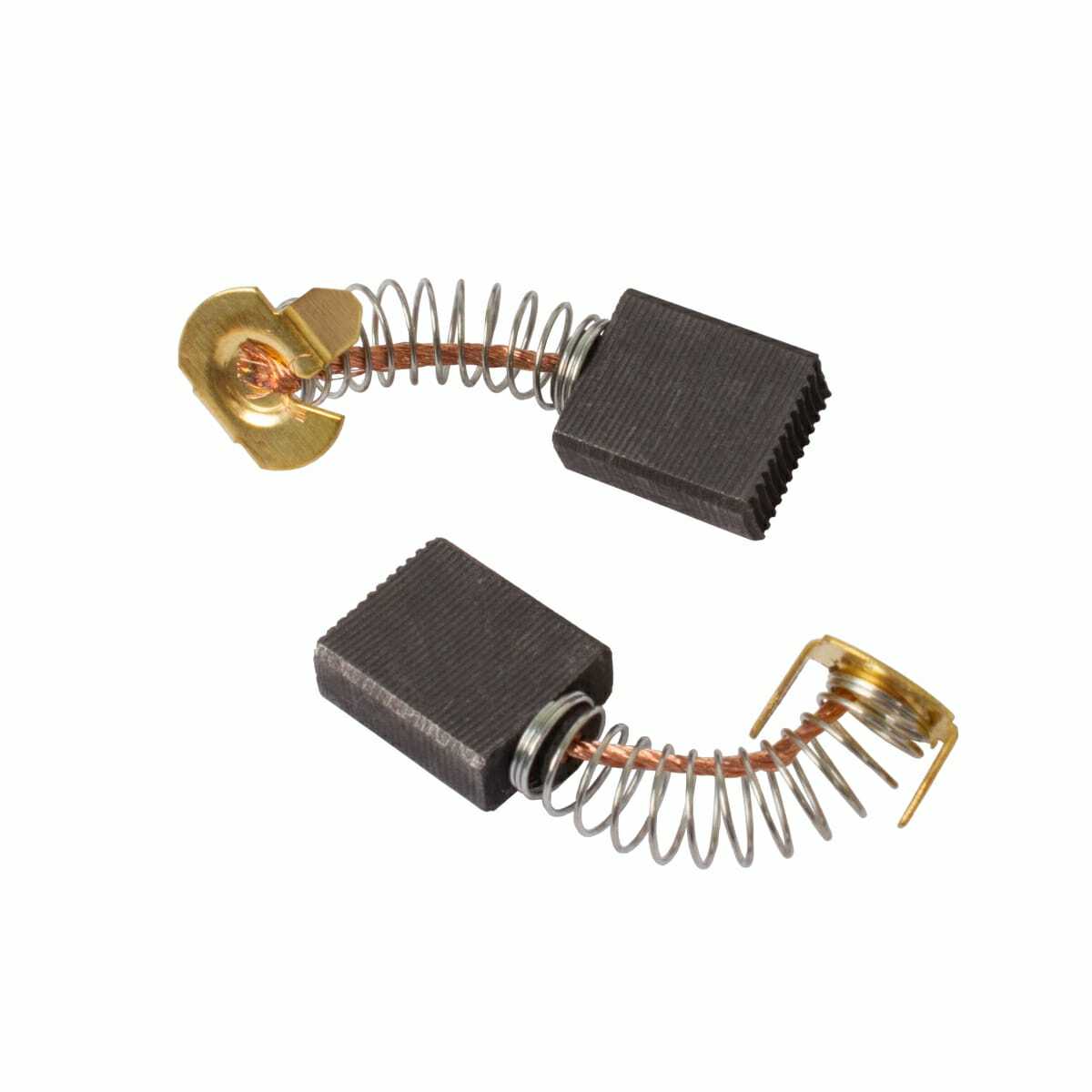 Комплект из двух угольных щеток для электроинструмента MAKITA (пружина, пятак-уши) SDM-28035