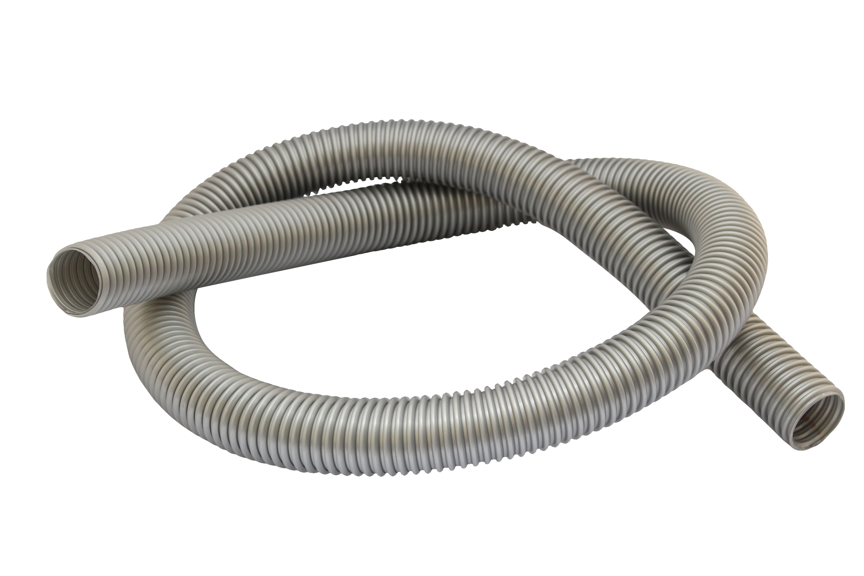 5-17 Шланг пылесоса УНИВЕРСАЛЬНЫЙ, L=1450mm БЕЗ фитингов внутренний D=32mm, внешний D=38mm, СЕРЫЙ