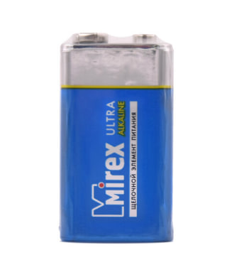 Крона MIREX Ultra alkaline Элемент питания(Батарейка)