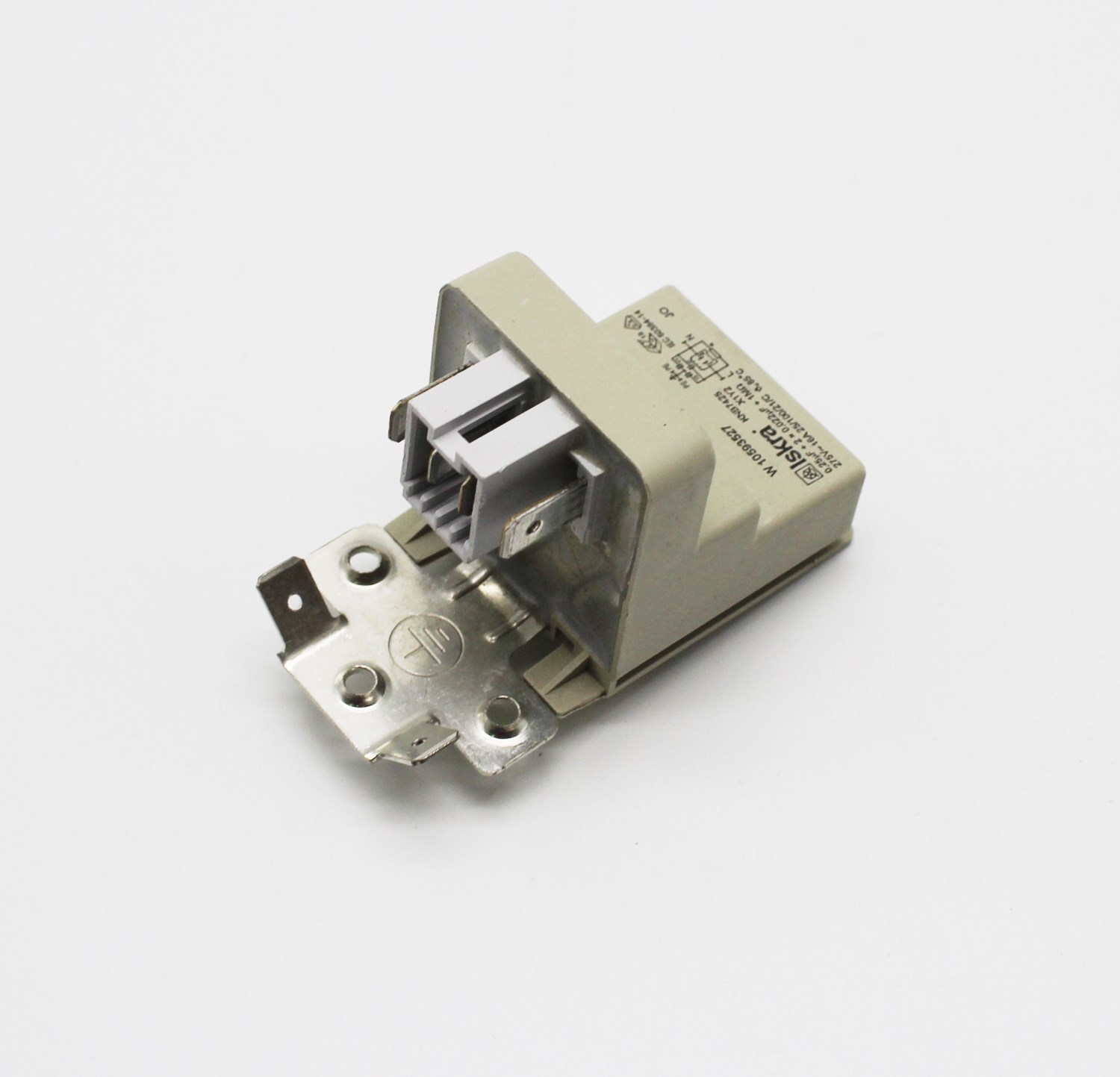 Cетевой фильтр для стиральной машины Indesit, Ariston, Whirlpool, Индезит, Аристон, Вирпл код: 481010594593 зам. 309386