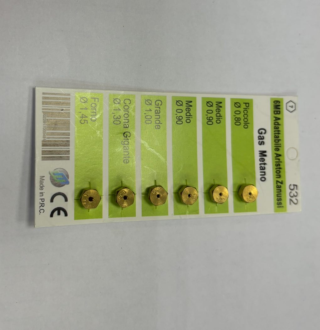 Комплект жиклёров для плит на баллонный газ 