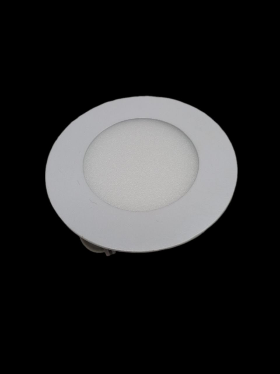  L017 Белая КРУГЛАЯ Лампа / ЭПРА в комплекте  3W  85-265 V (84 мм) Теплый свет