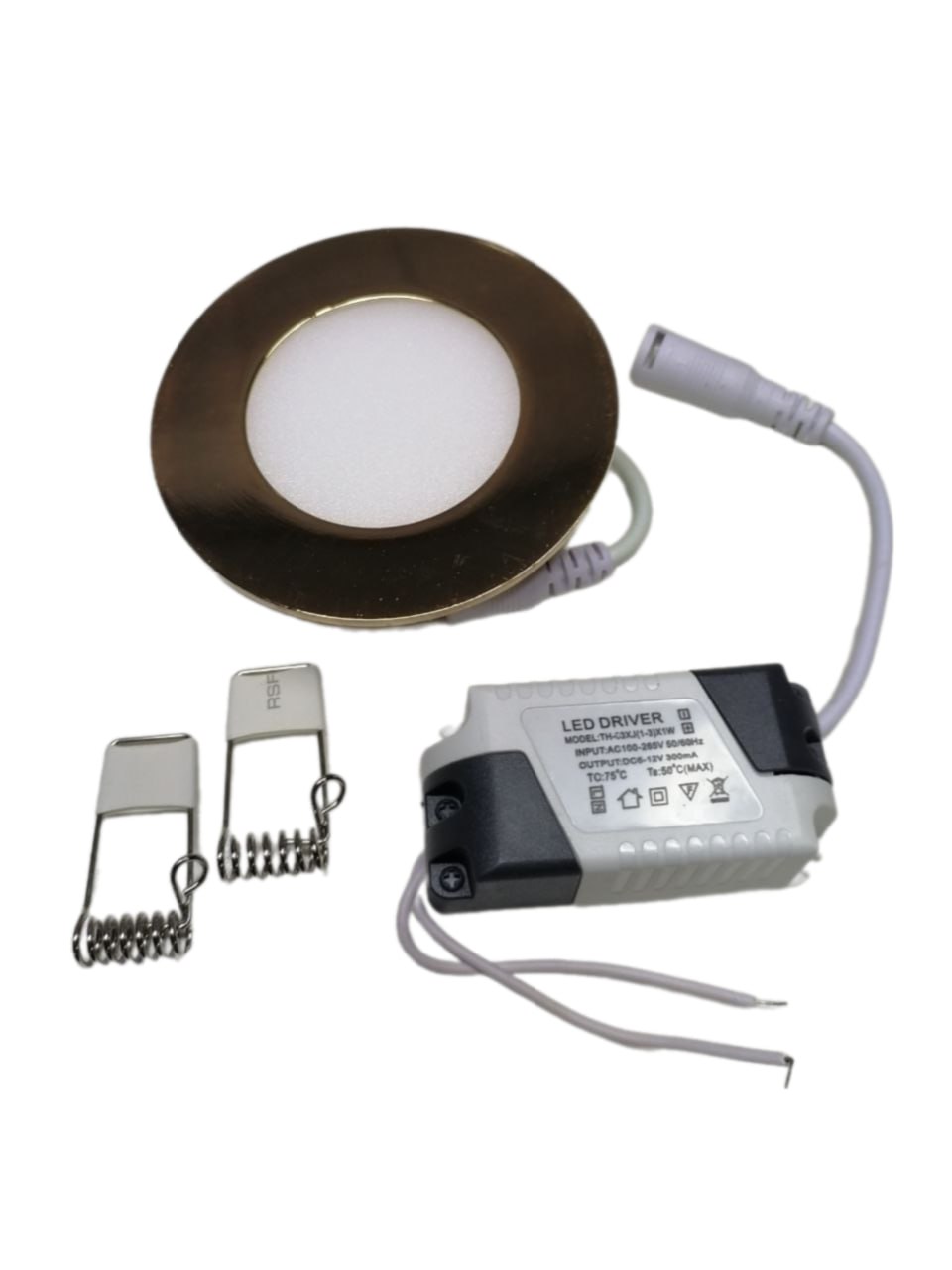 Золотая КРУГЛАЯ Лампа / ЭПРА в комплекте