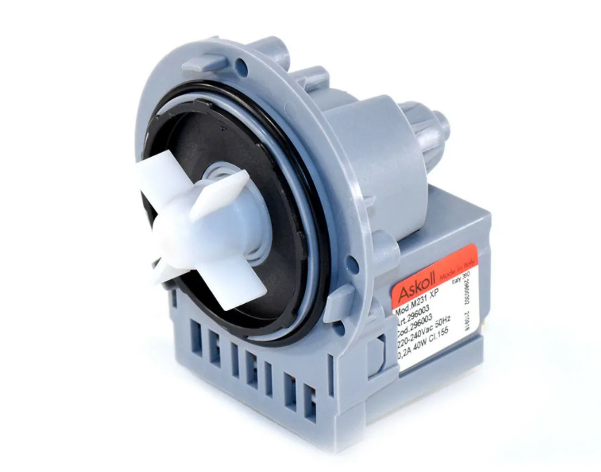 Сливной насос, помпа стиральных машин Askoll 40w Indesit/Samsung/LG 144997 PMP000UN.