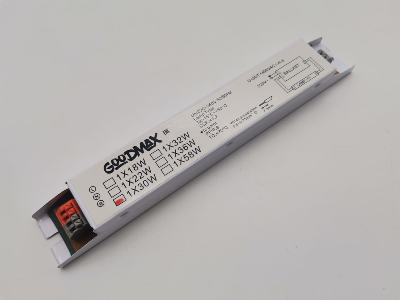 Балласт электронный (ЭПРА) 1х30W