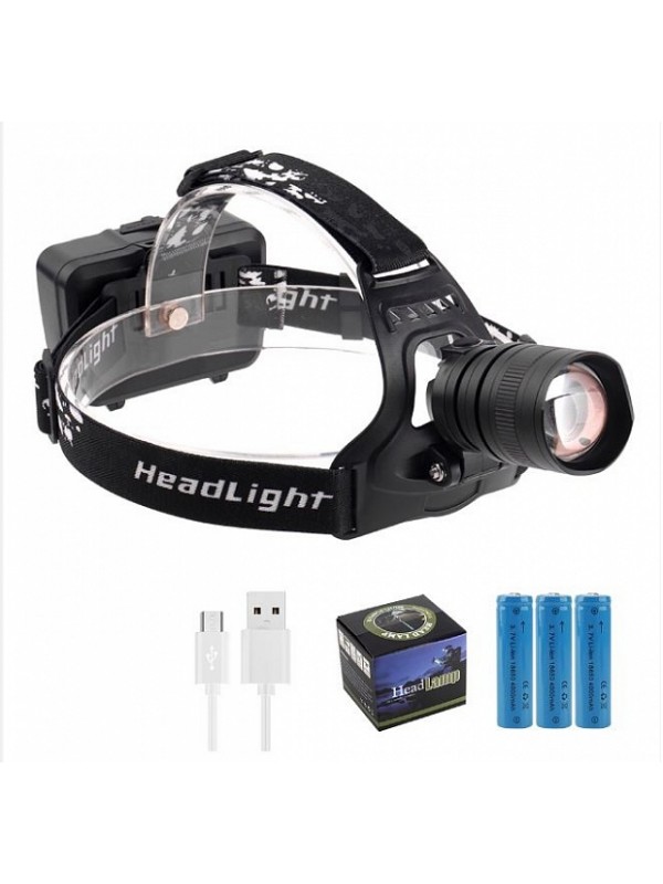 T0378 Фонарь налобный HL-T907-P50