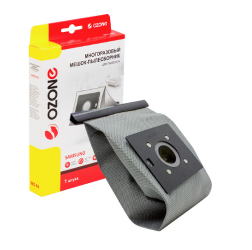 Мешок-пылесборник Ozone многоразовый для пылесоса, MX-04 