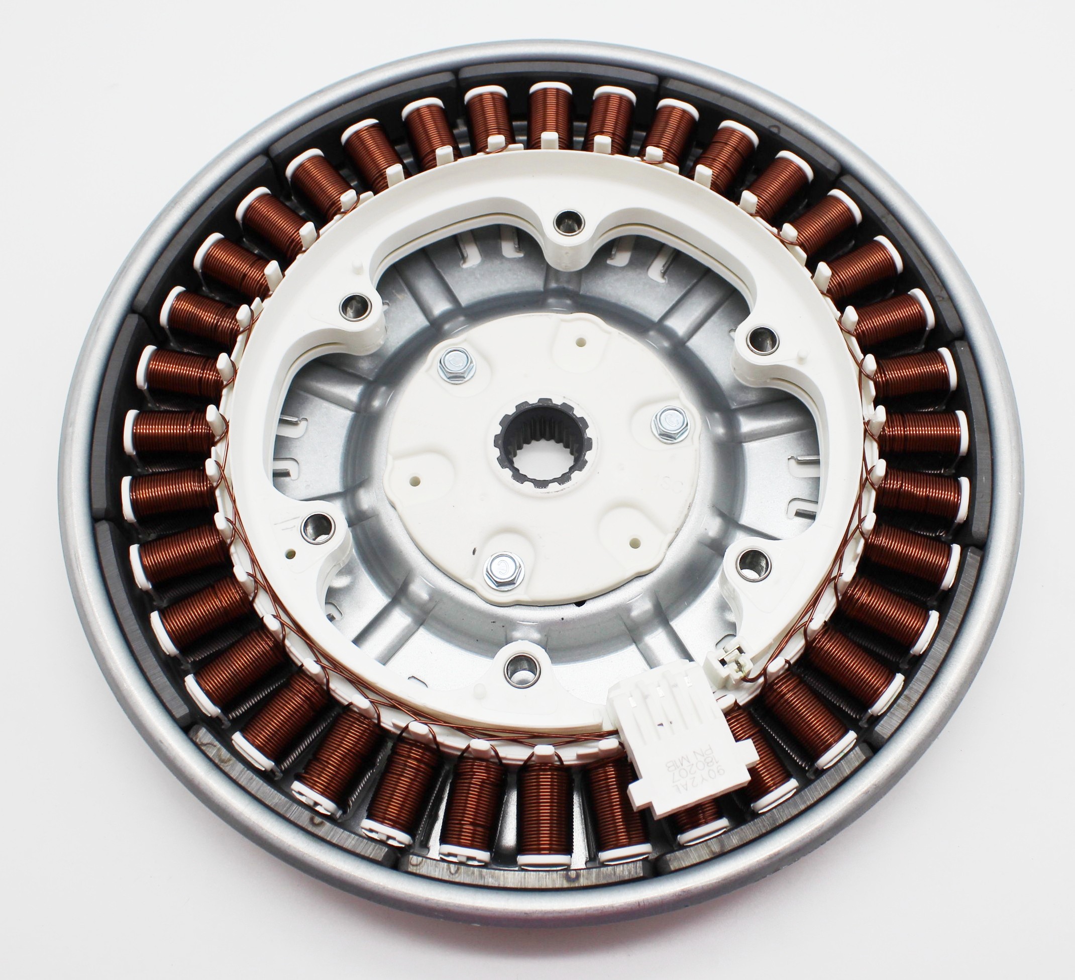 Мотор стиральной машины LG в сборе (прямой привод). Ротор 4413ER1001A + статор 4417FA1994E (4417EA1002W, 4417EA1002D, 4417EA1002G) Код: MEV348143 