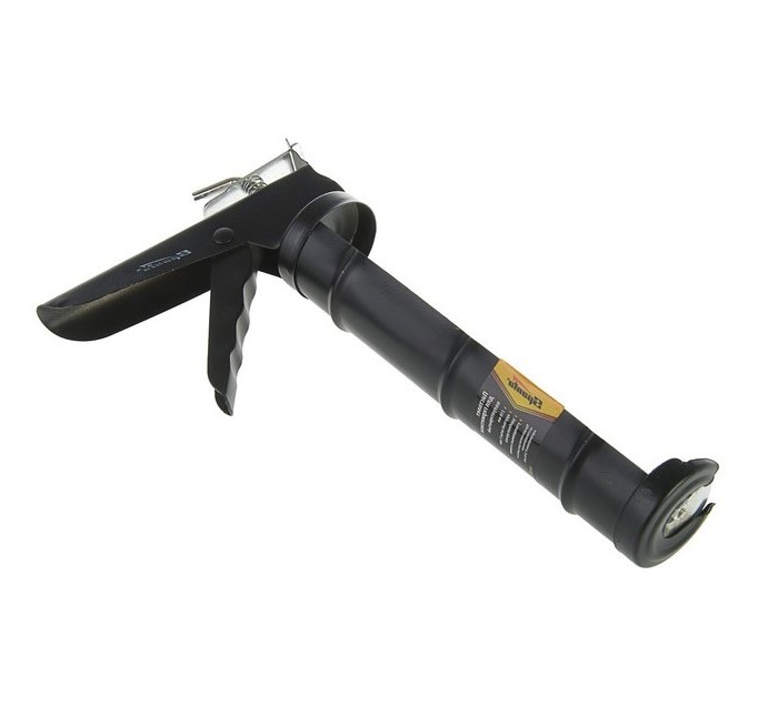 INS022PT Пистолет для герметика Sparta, 310 мл, полуоткрытый, круглый шток 8 мм