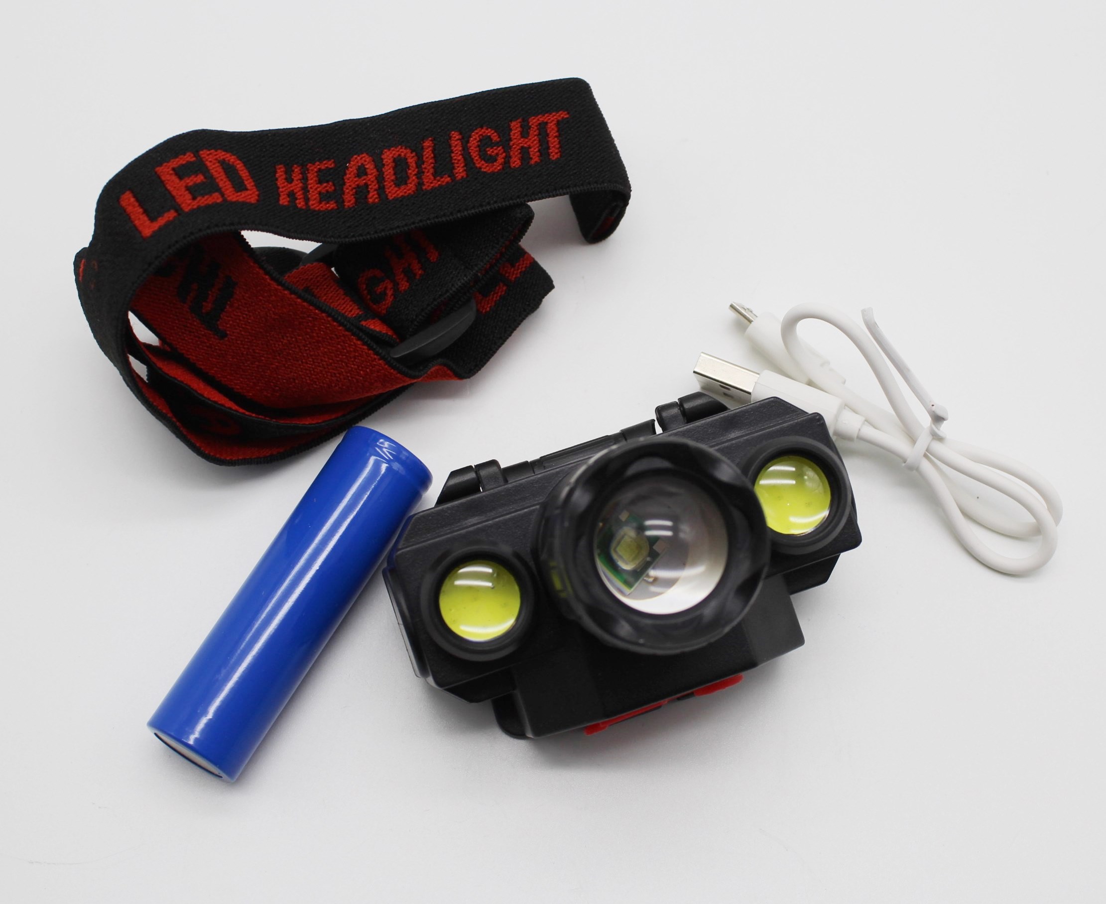 Фонарь налобный KX-1805 ZOOM T3543